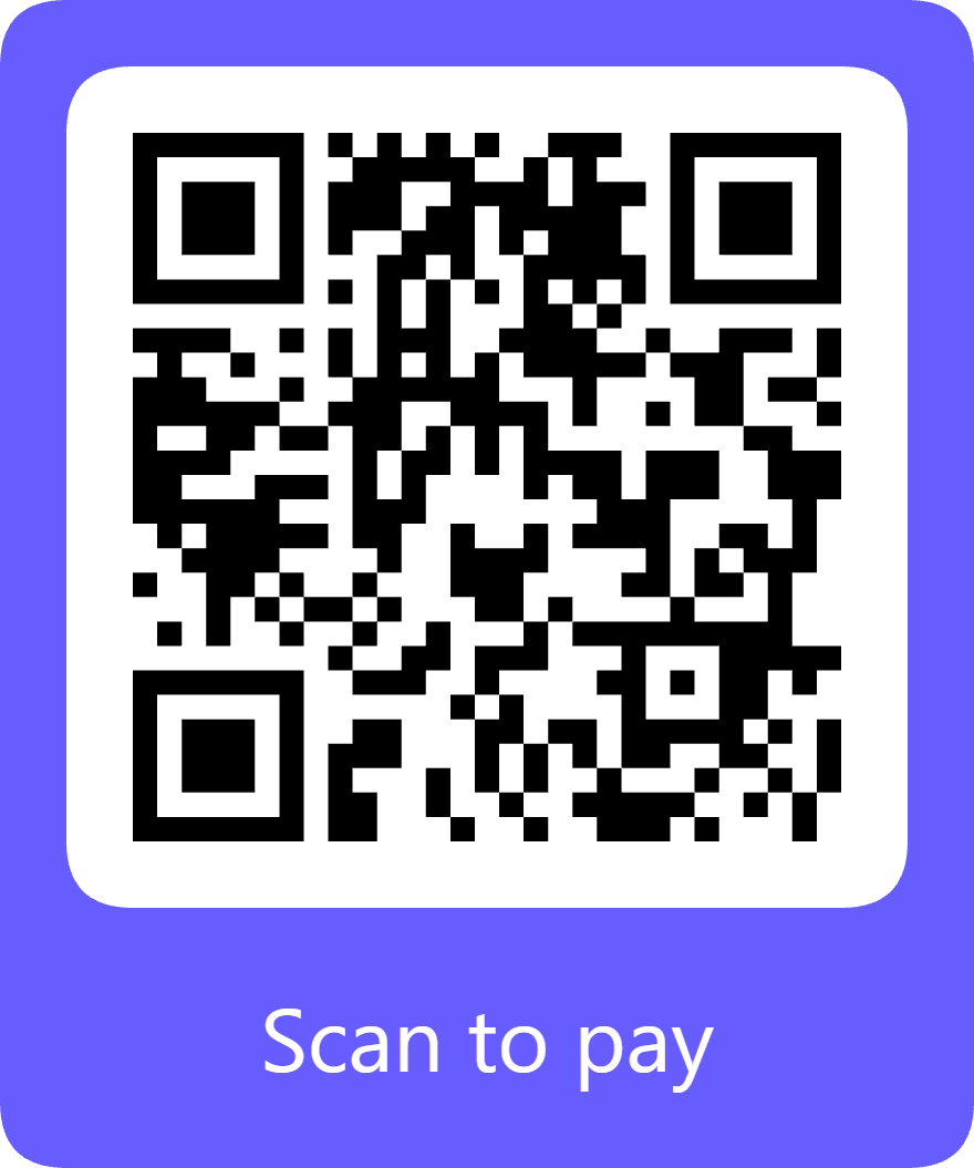 QR code to pay for Corner & Edge Restoration via Stripe