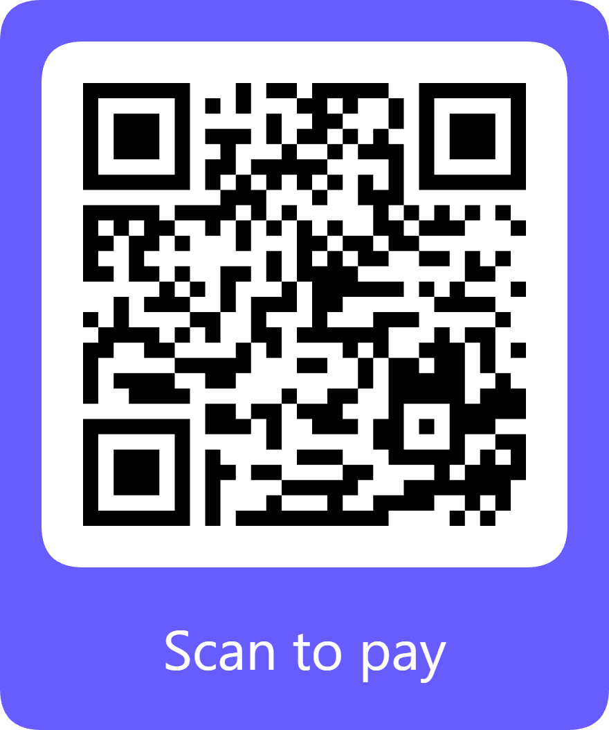 QR code to pay for Major Restoration via Stripe
